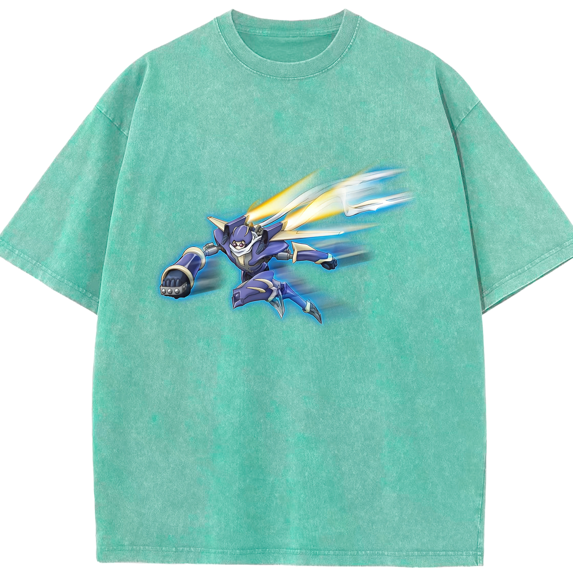 （画像用） 遊☆戯☆王 Yu-Gi-Oh! 綿100% ヴィンテージ風 半袖Tシャツ（フロントプリント）